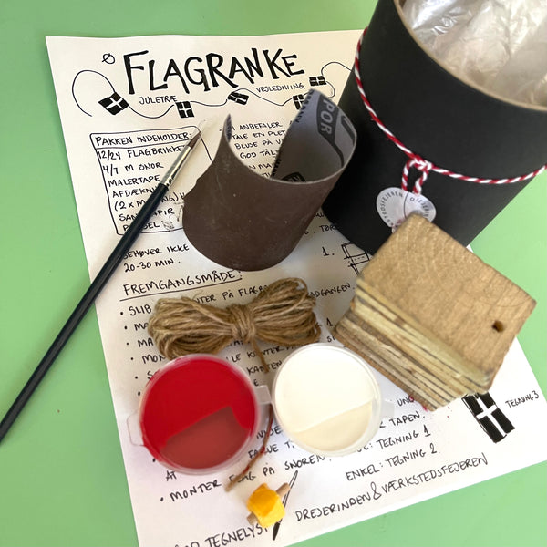 DIY kit: mal selv flagranke til juletræet