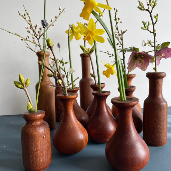 Drejerindens minivaser morvaser