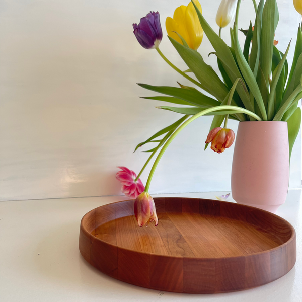 fad i kirsebærtræ 25 cm