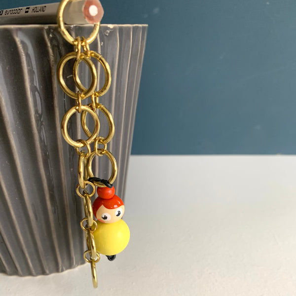 Miss Marker Strikkefisk messingkæde