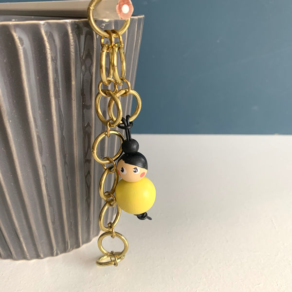 Miss Marker Strikkefisk messingkæde