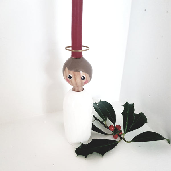 Miss gabriella med rødt lys