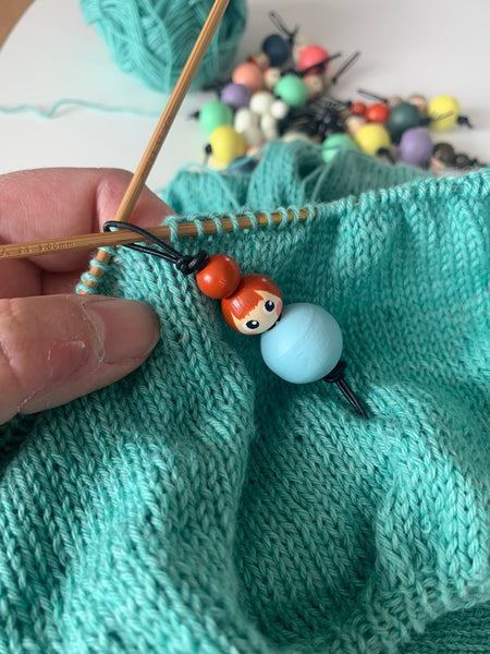 Miss Marker - Strikkemarkør (lyst træ)