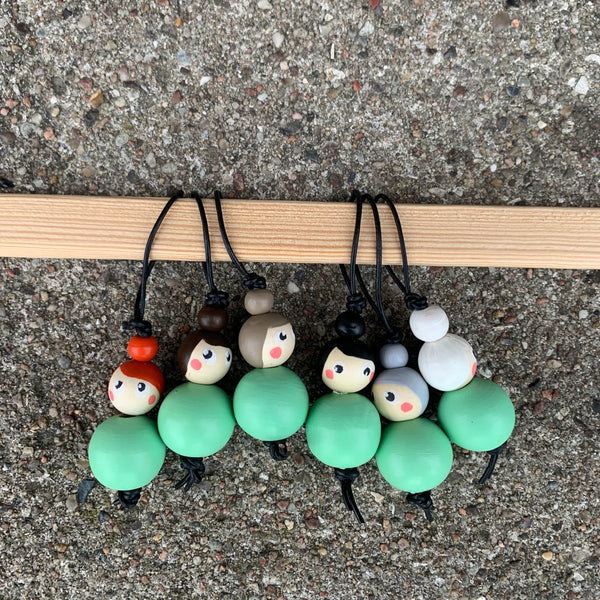 Miss Marker - Strikkemarkør (lyst træ)