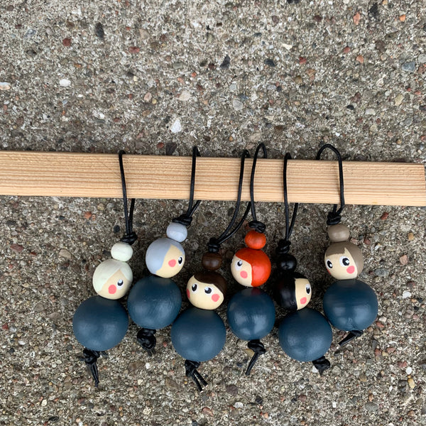 Miss Marker - Strikkemarkør (lyst træ)