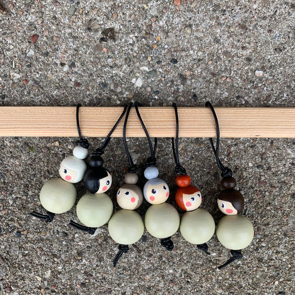 Miss Marker - Strikkemarkør (lyst træ)