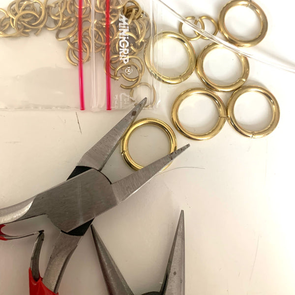 Miss Marker Strikkefisk messingkæde