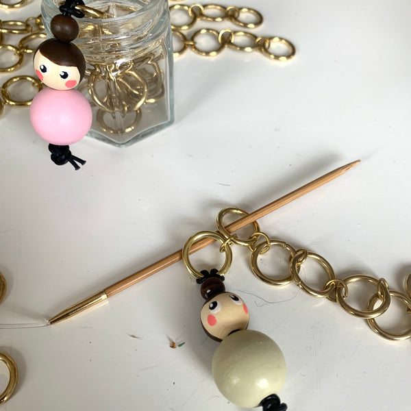 Miss Marker Strikkefisk messingkæde