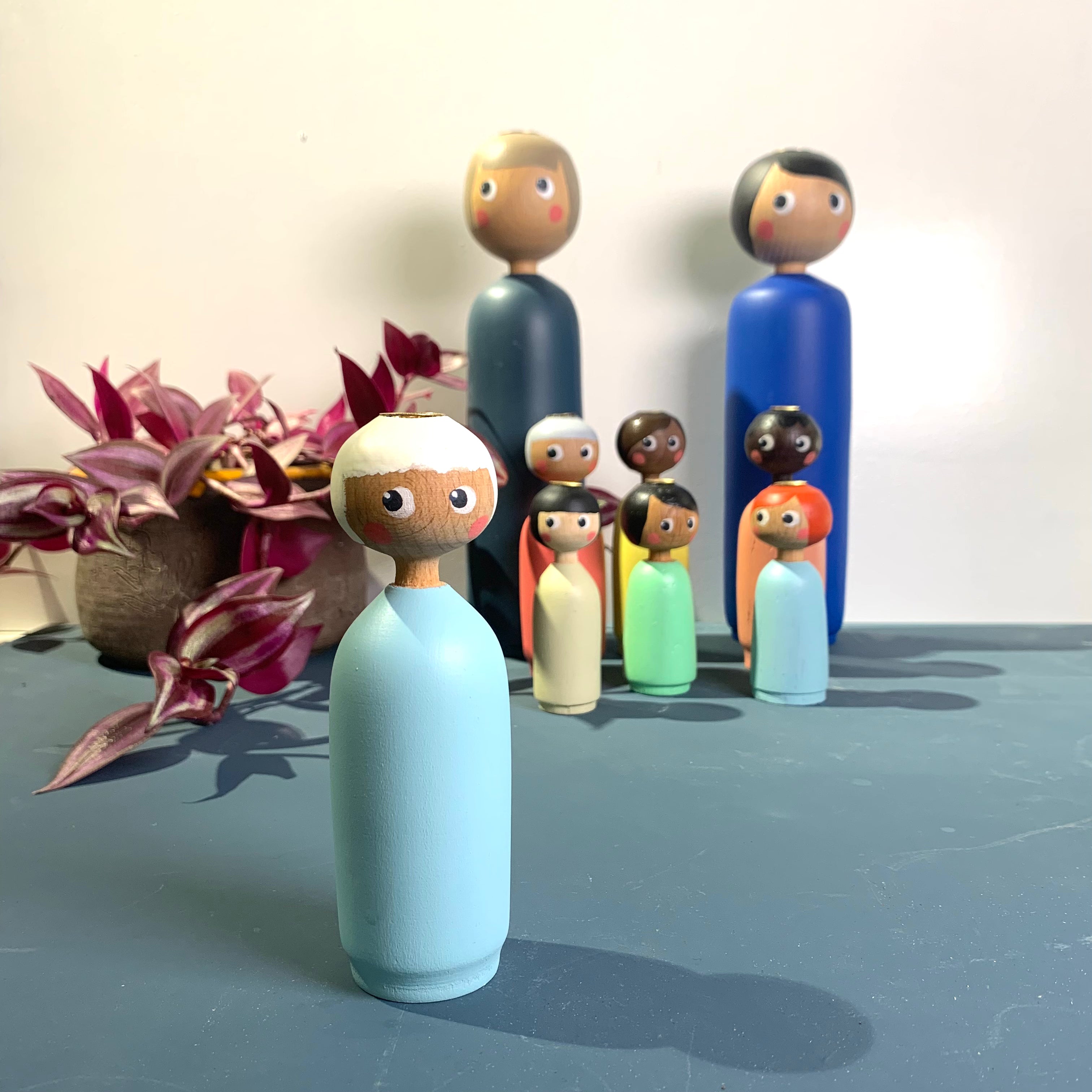 Miss U -Lys blå